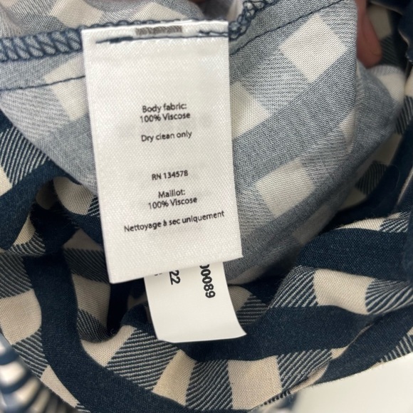 Vineyard Vines Gingham Dress Size Small - Picture 9 of 9